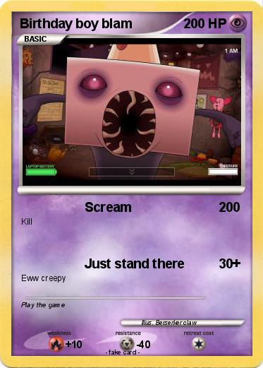 Pokemon Birthday boy blam