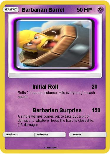 Pokemon Barbarian Barrel