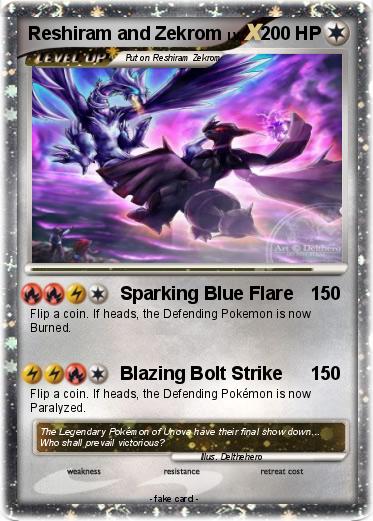 Pokemon Reshiram and Zekrom