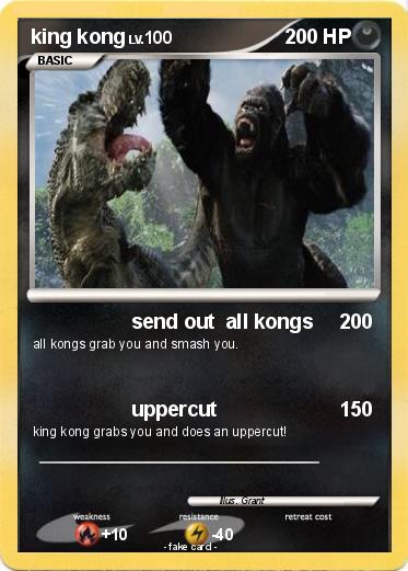 Pokemon king kong