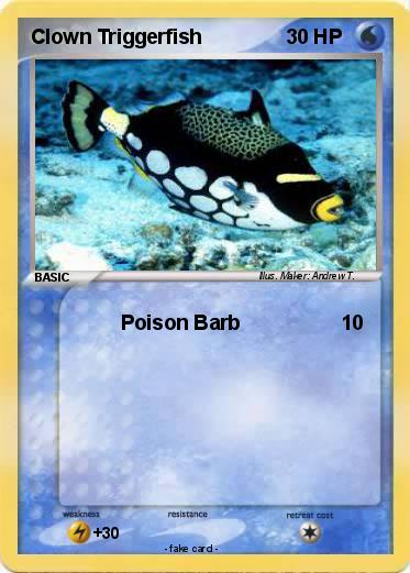 Pokemon Clown Triggerfish