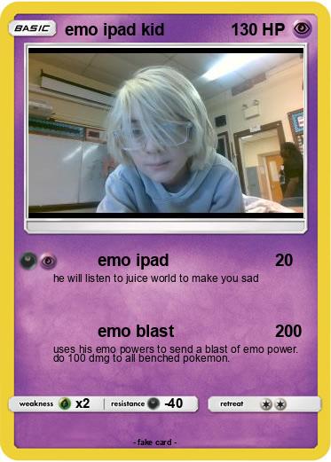 Pokemon emo ipad kid