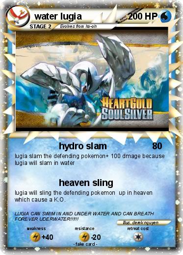 Pokemon water lugia
