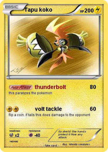 Pokemon Tapu koko
