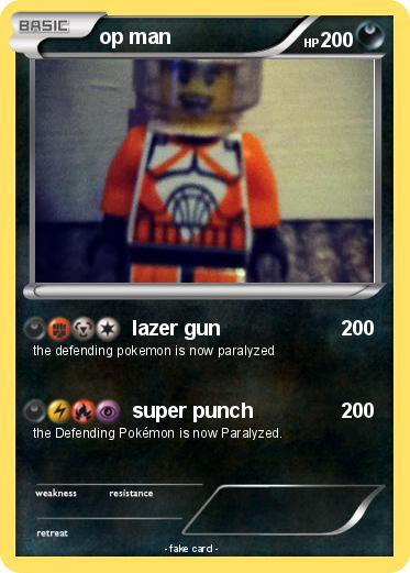 Pokemon op man