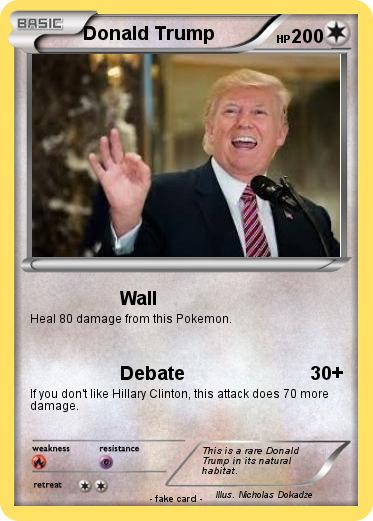 Pokemon Donald Trump