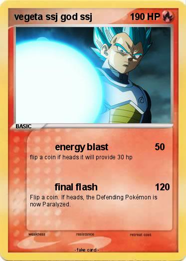 Pokemon vegeta ssj god ssj
