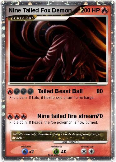 Pokemon Nine Tailed Fox Demon