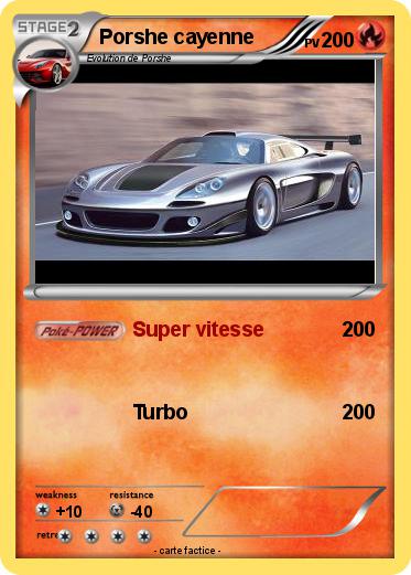 Pokemon Porshe cayenne