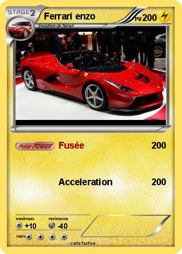 Pokemon Ferrari enzo