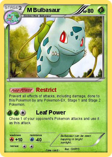 Pokemon M Bulbasaur