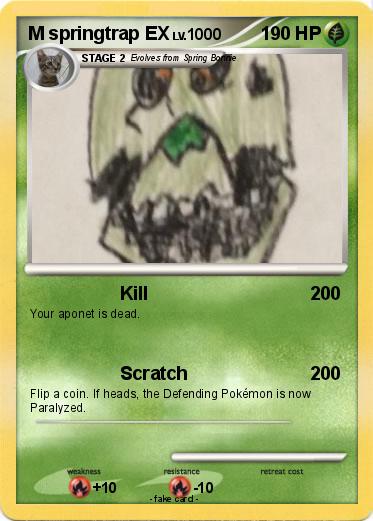 Pokemon M springtrap EX