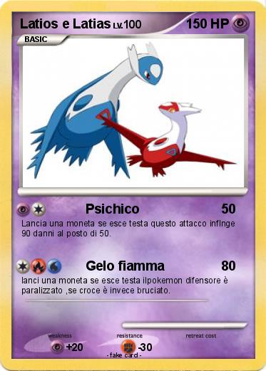Pokemon Latios e Latias