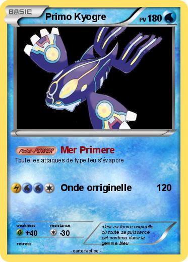 Pokemon Primo Kyogre