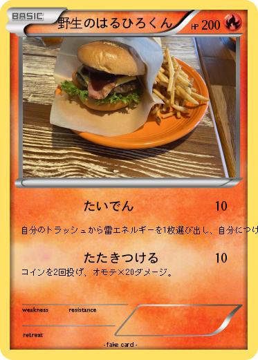 Pokemon 野生のはるひろくん