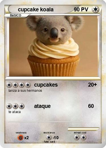 Pokemon cupcake koala