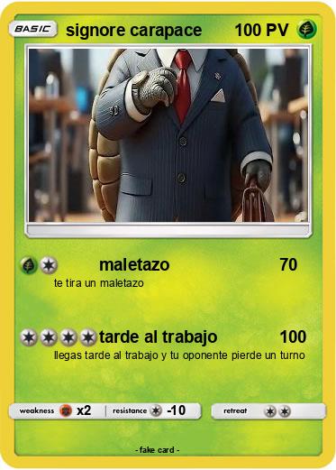 Pokemon signore carapace
