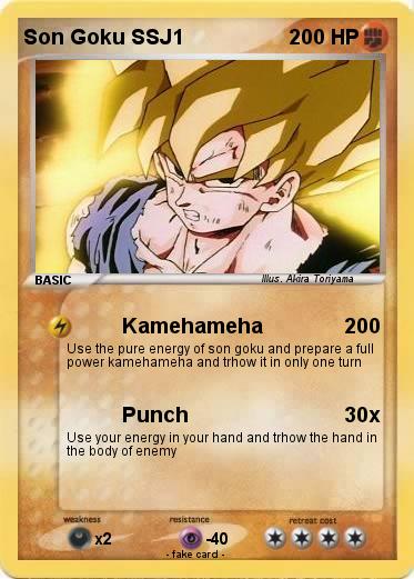 Pokemon Son Goku SSJ1
