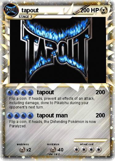 Pokemon tapout