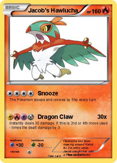 Pokemon Jacob's Hawlucha