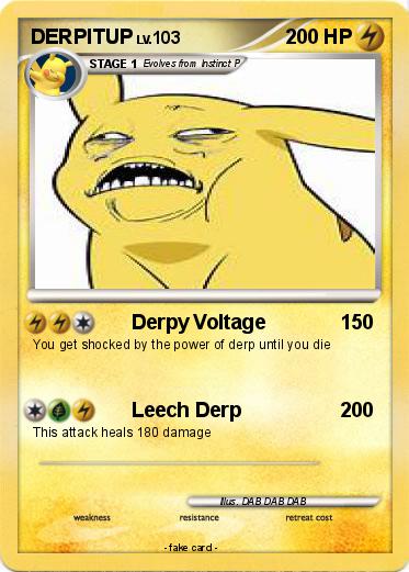 Pokemon DERPITUP