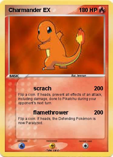 Pokemon Charmander EX