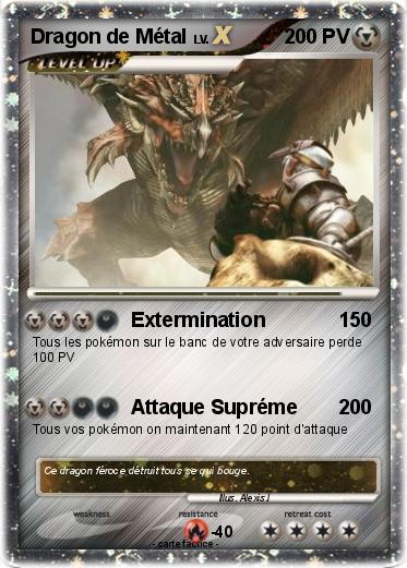 Pokemon Dragon de Métal