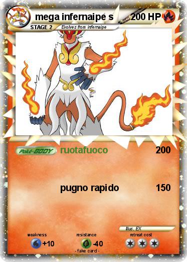 Pokemon mega infernaipe s