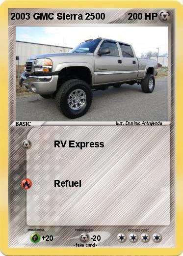 Pokemon 2003 GMC Sierra 2500
