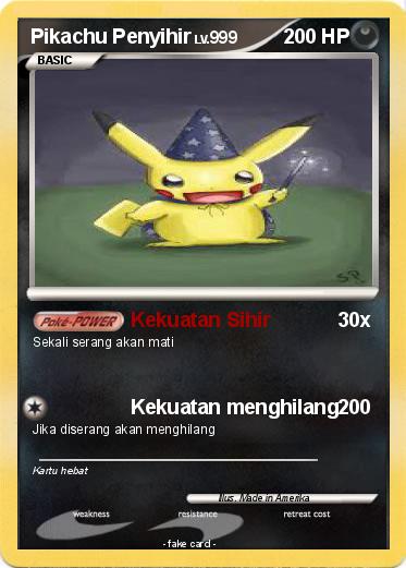 Pokemon Pikachu Penyihir