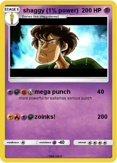 Pokemon shaggy (1% power)