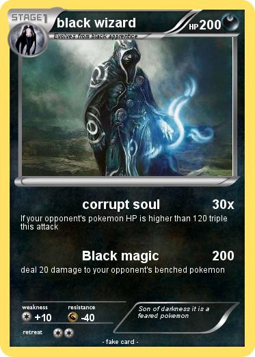 Pokemon black wizard