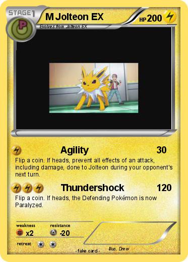 Pokemon M Jolteon EX