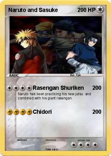 Pokemon Naruto and Sasuke