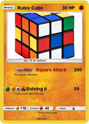 Pokemon Rubix Cube
