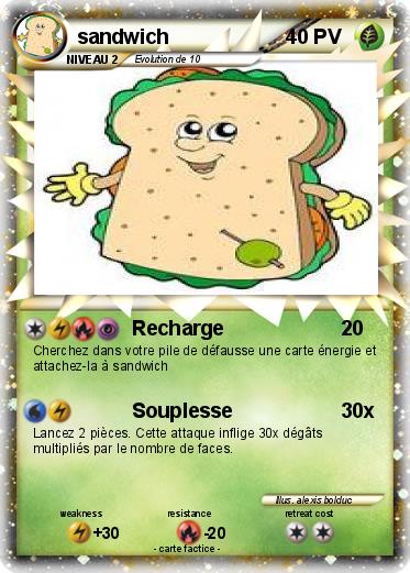 Pokemon sandwich
