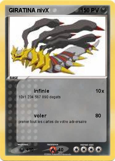 Pokemon GIRATINA nivX