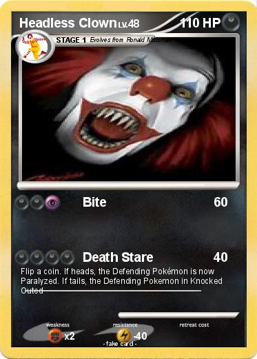 Pokemon Headless Clown