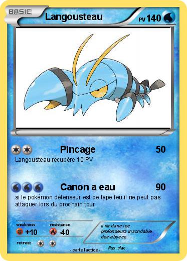 Pokemon Langousteau