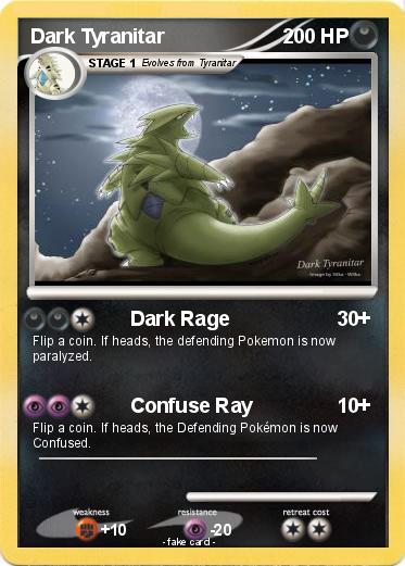 Pokemon Dark Tyranitar