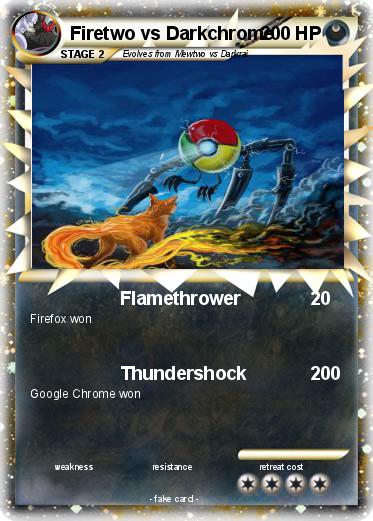 Pokemon Firetwo vs Darkchrome
