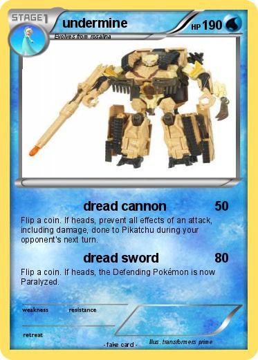 Pokemon undermine