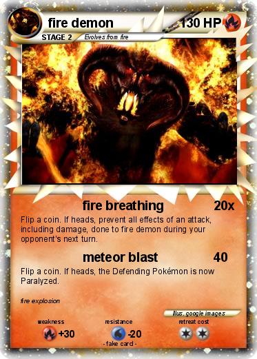 Pokemon fire demon