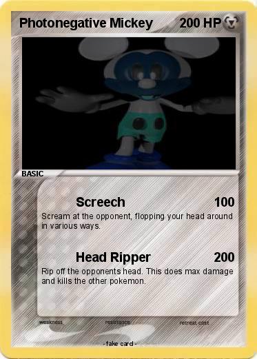 Pokemon Photonegative Mickey