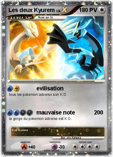 Pokemon Les deux Kyurem