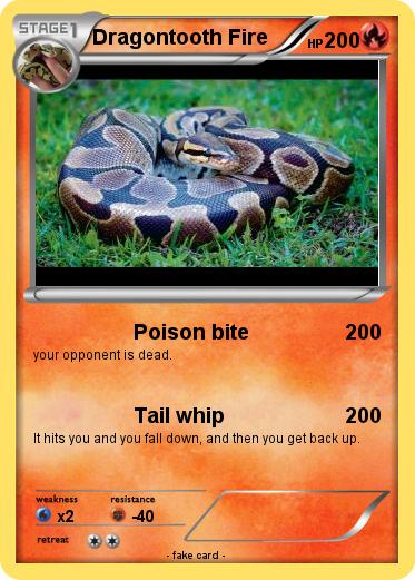 Pokemon Dragontooth Fire