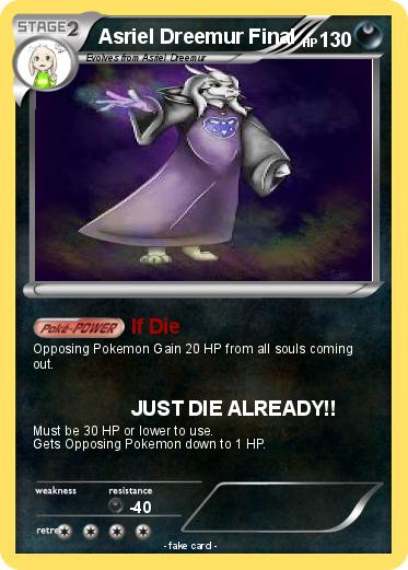 Pokemon Asriel Dreemur Final