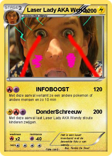 Pokemon Laser Lady AKA Wendy