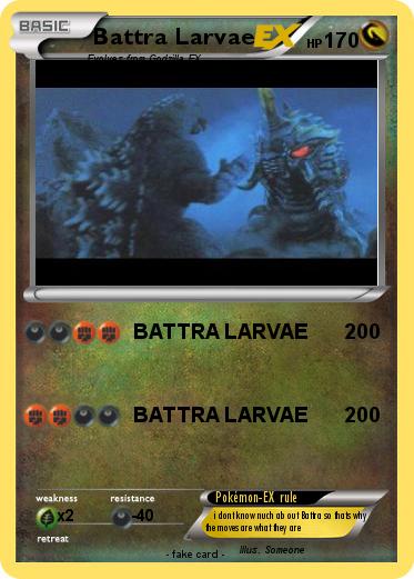 Pokemon Battra Larvae