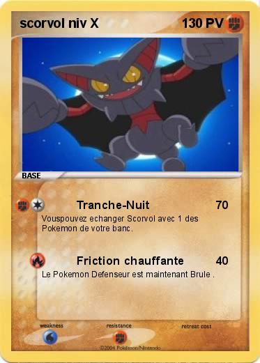 Pokemon scorvol niv X